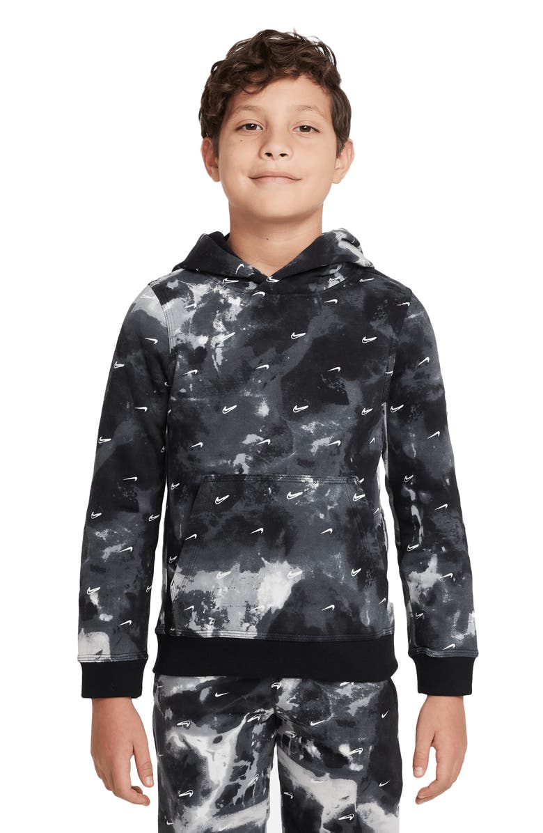 Nike Print French Terry Hoodie, Main, color,