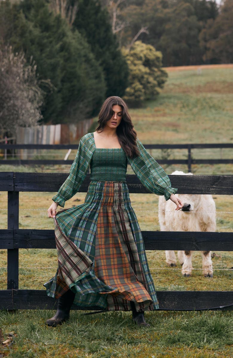 Talisman the Label Balmoral Plaid Skirt, Alternate, color, 