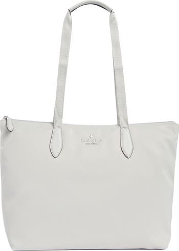 packable tote with zip pouch
