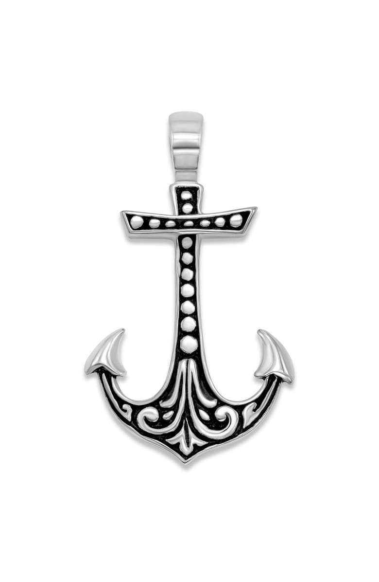 SAMUEL B. Anchor Pendant, Main, color, Silver