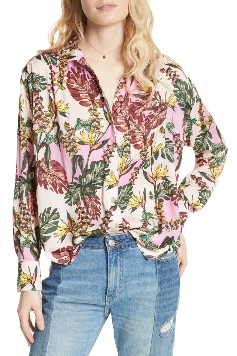 Under the Palms Shirt, Main, color, IVORY