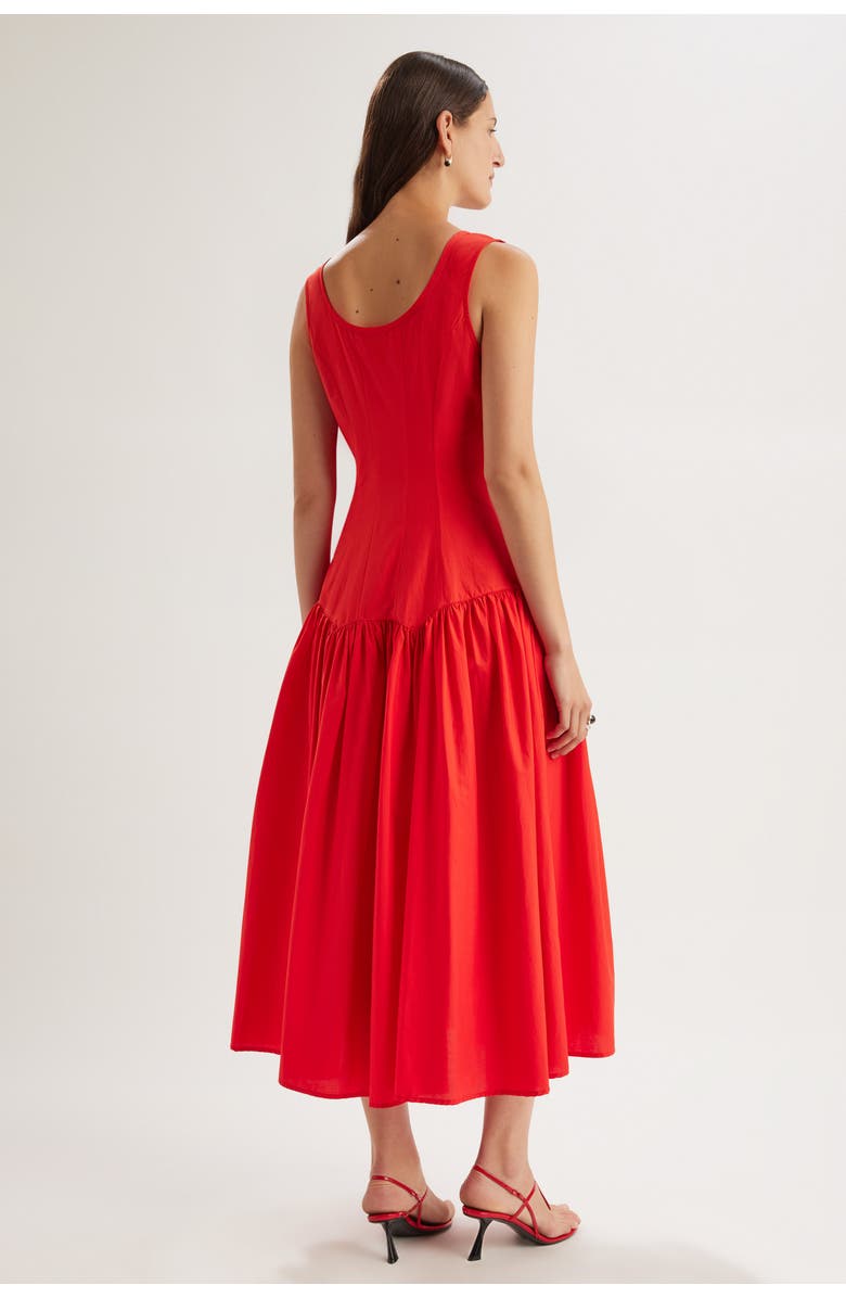 Merlette Garance Dress, Alternate, color, Cherry