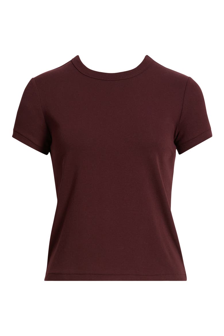 Shrunken T-Shirt, Alternate, color, MAROON