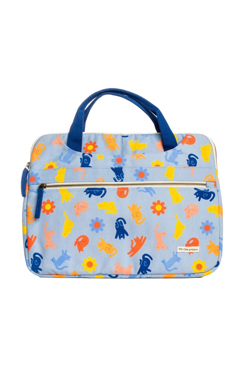 Laptop Case | Meow Meadow, Main, color, Blue