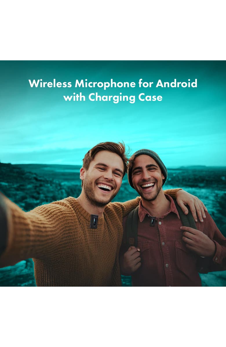 MOVO WMX-2-C Wireless Microphone for USB-C Devices, Alternate, color, Black