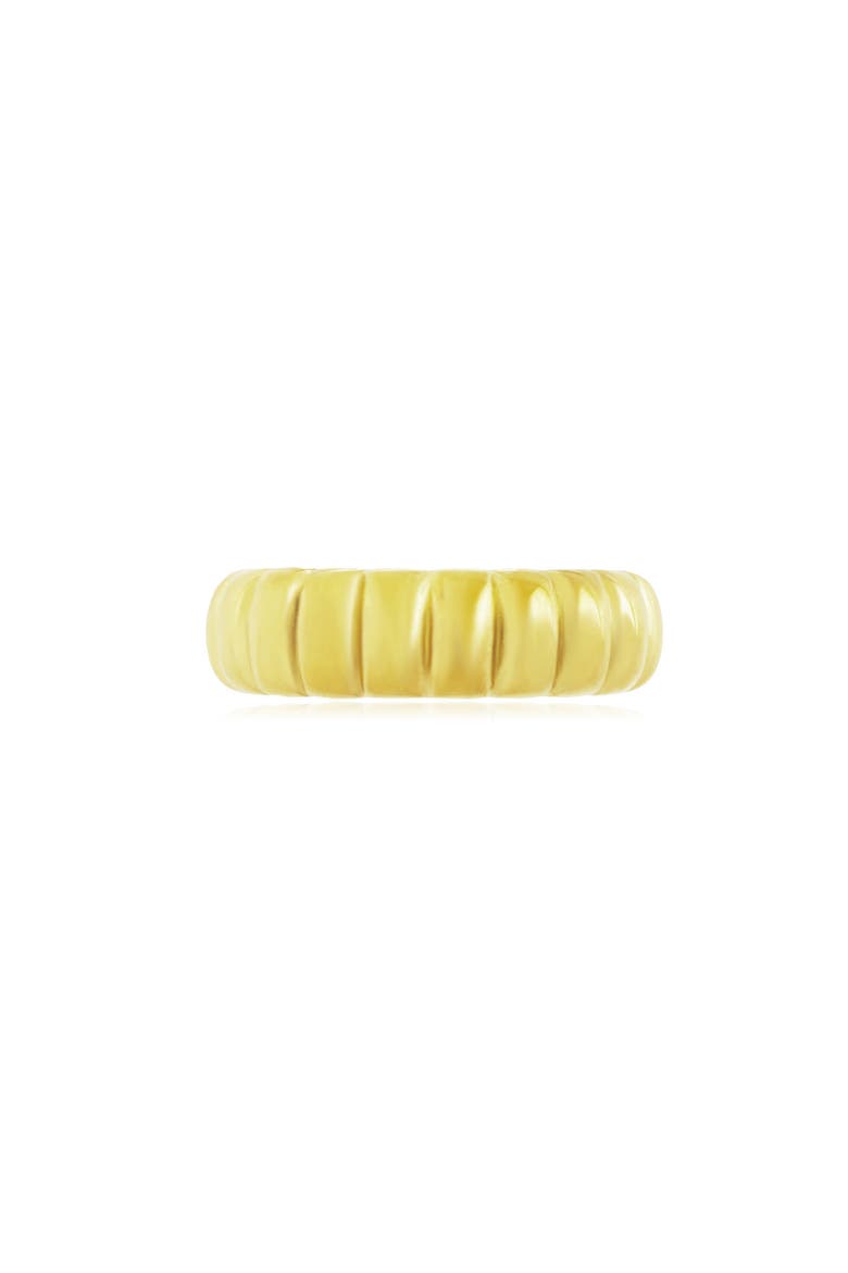 Ribbed Band Ring, Alternate, color, GOLD