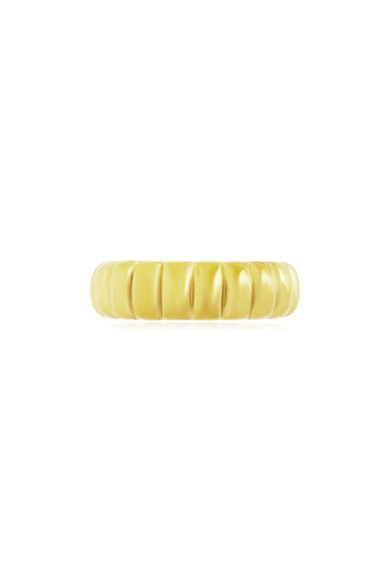 REBL Ribbed Band Ring, Alternate, color, Gold