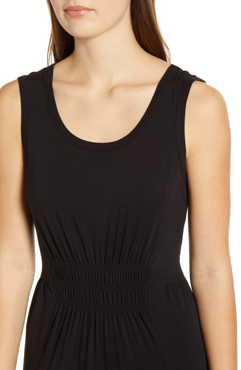 beachlunchlounge Kamala Tiered Ruffle Jersey Midi Dress, Alternate, color,