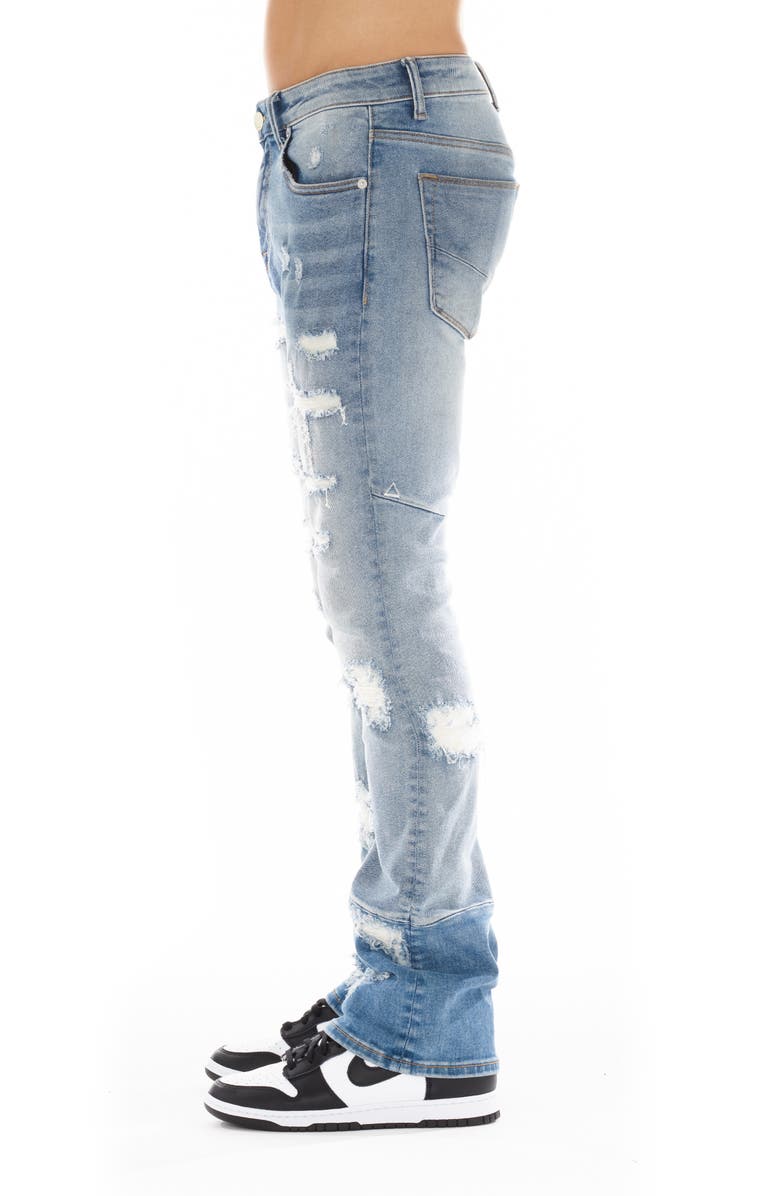 HVMAN Mars Ripped Bootcut Jeans, Alternate, color, Scars