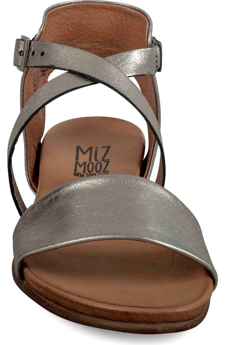 Miz Mooz Aster Sandal, Alternate, color, Pewter