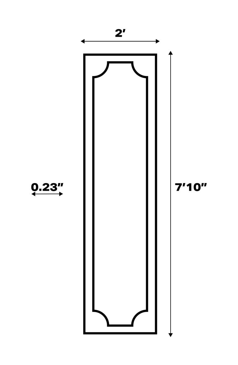 JONATHAN Y Dover Classic 3-Stripe Border Indoor/Outdoor Area Rug, Alternate, color, Beige/Cream