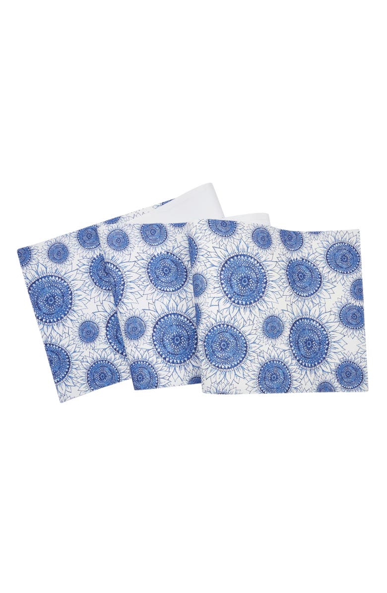 C&F Home Blue Harvest Sunflower Table Runner 14" x 72", Alternate, color, Blue