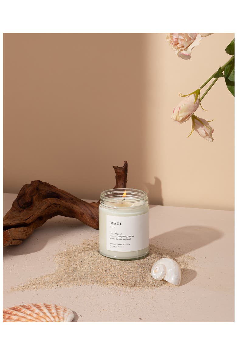 Maui Jar Candle, Alternate, color, WHITE