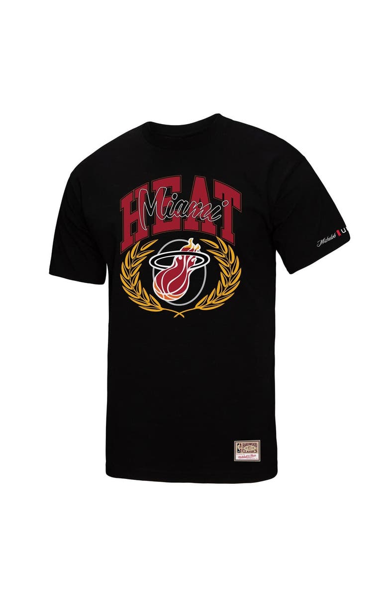 Mitchell & Ness Men's Mitchell & Ness Black Miami Heat NBA x Michelob Ultra Rewind II T-Shirt, Alternate, color, Black