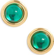 FRASIER STERLING Maldive Button Earrings