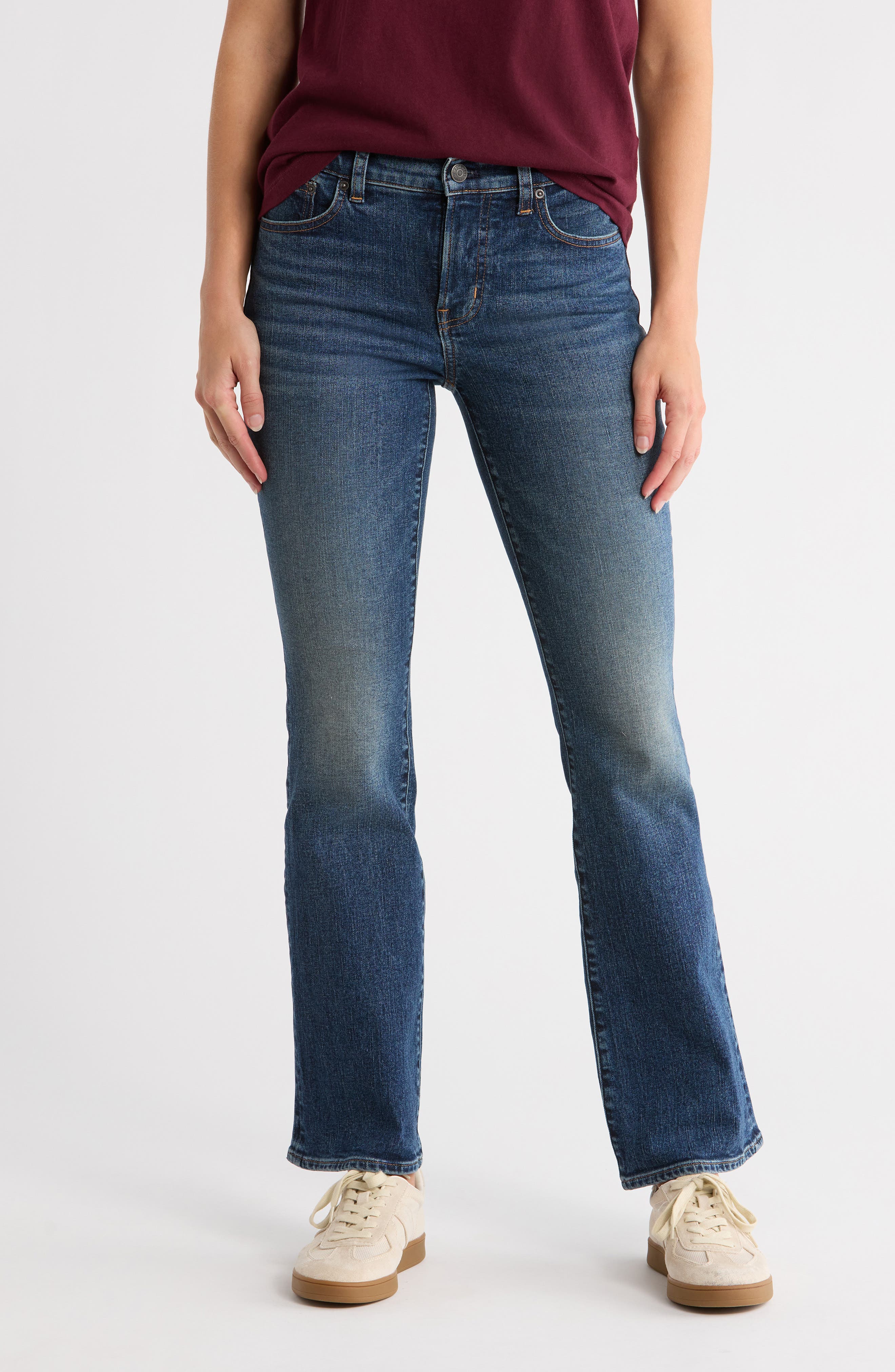 Madewell Kickout Crop Flare Leg Jeans