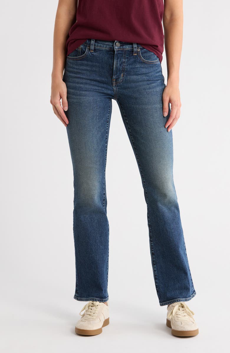 Madewell Kickout Crop Flare Leg Jeans, Main, color, Gracelyn Wash