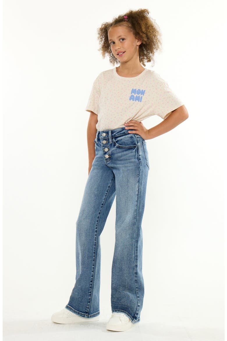 Iris High Rise 90s Flare Jeans, Alternate, color, Medium Wash