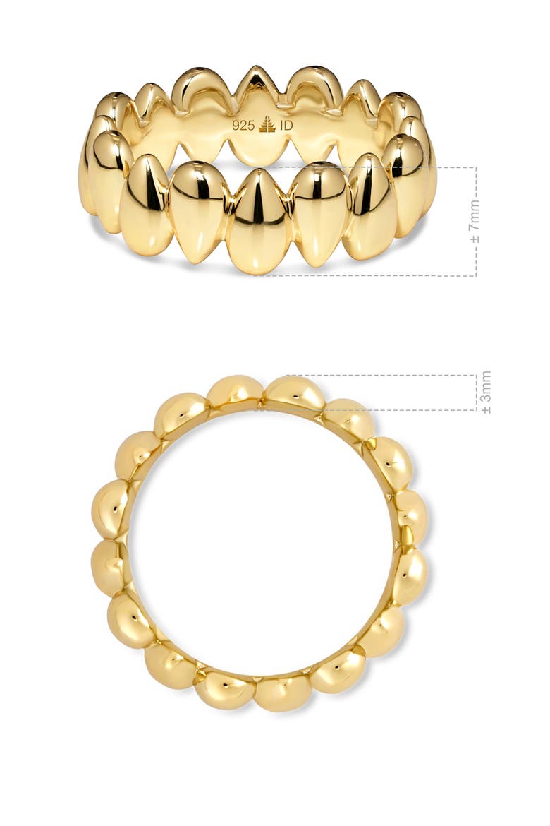 Puffy Teardrop Band Ring, Alternate, color, GOLD