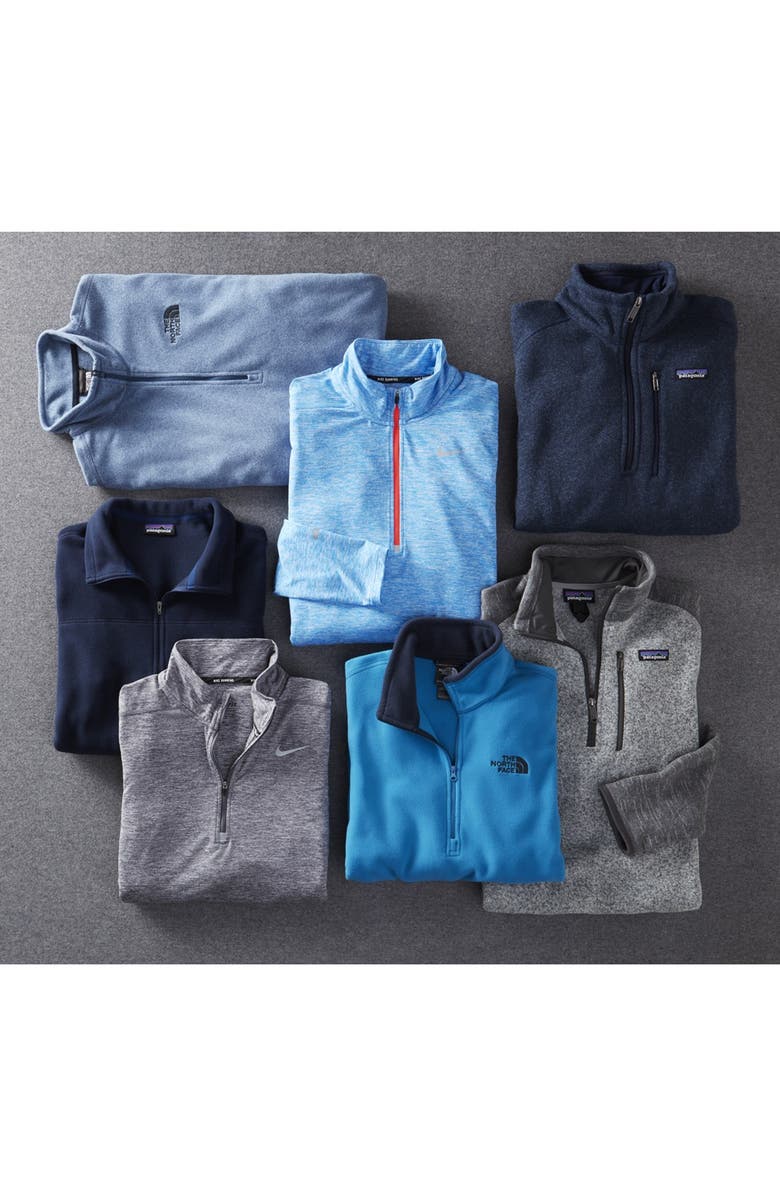 Patagonia 'Micro D' Quarter Zip Front Pullover, Alternate, color,