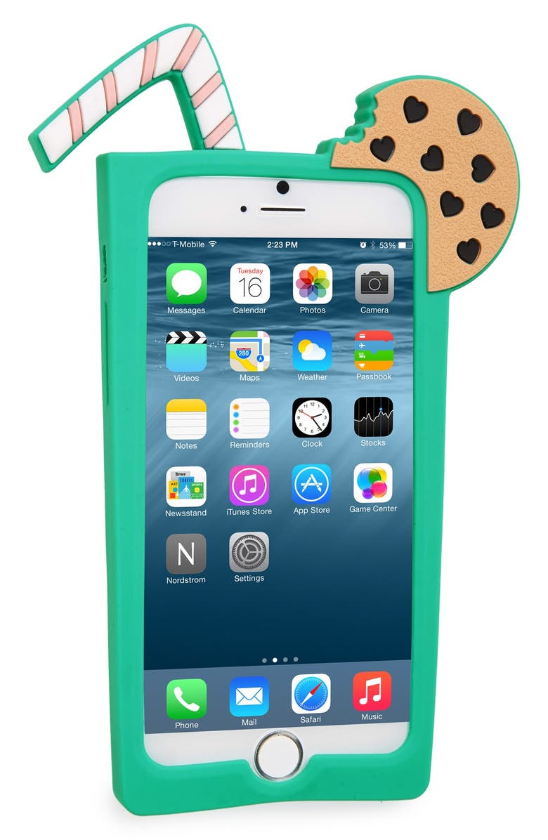LOLLI SWIM Milk N' Cookies iPhone 6/6s Case, Alternate, color, 