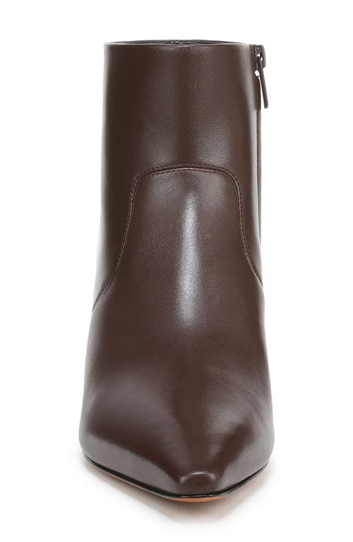 Vince Simone Kitten Heel Bootie In Brown