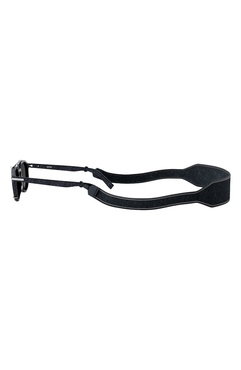 DIOR 'DiorBlackSuit RI 56mm Mirrored Round Sunglasses, Alternate, color, 