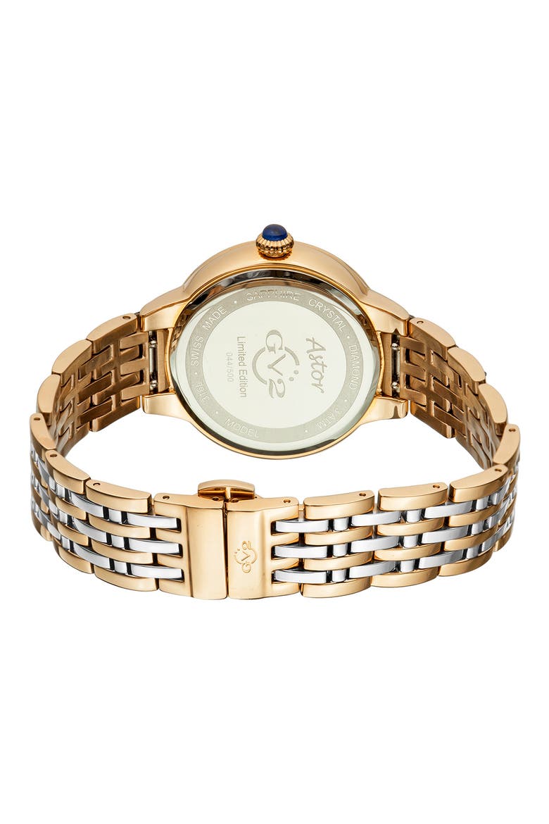 Astor Diamond Quartz Watch, 40mm - 0.24 ctw, Alternate, color, TWO TONE SS-GOLD