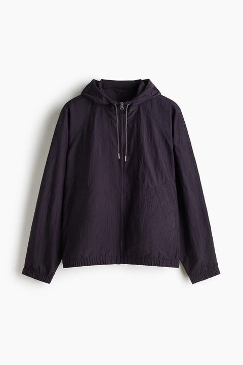 Nylon Jacket With Hood