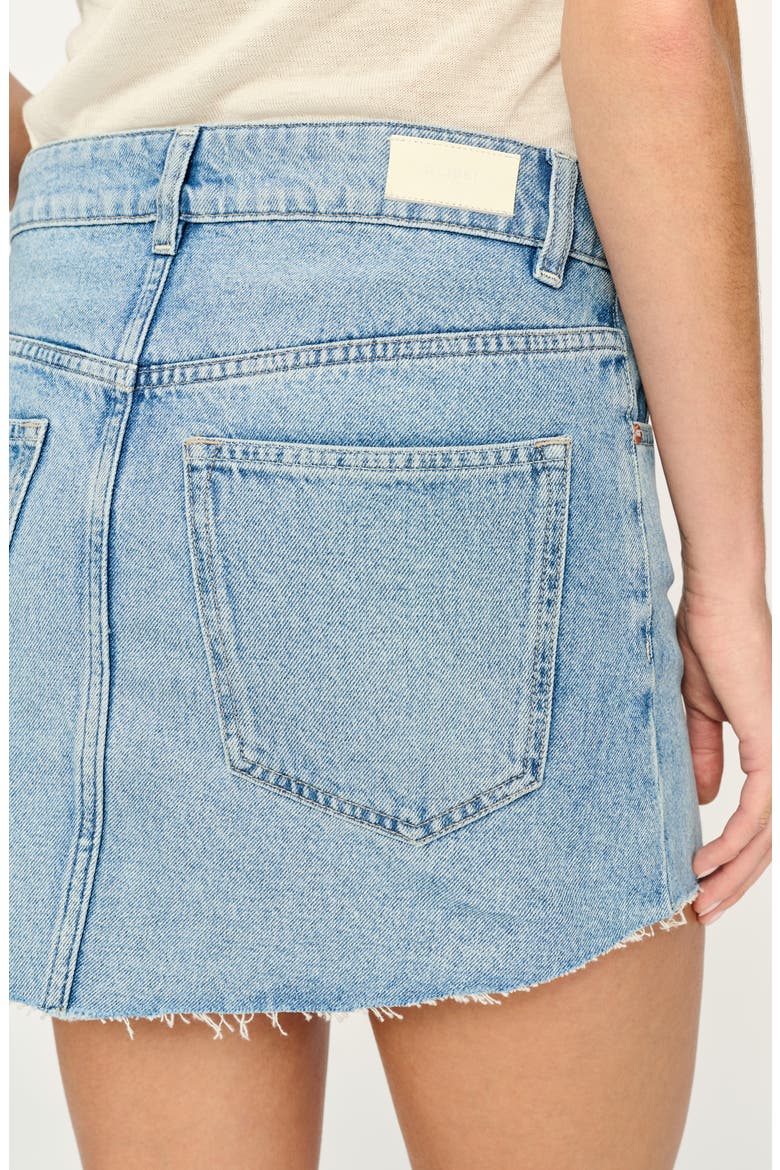 Alma Denim Miniskirt, Alternate, color, CLEAR SKY