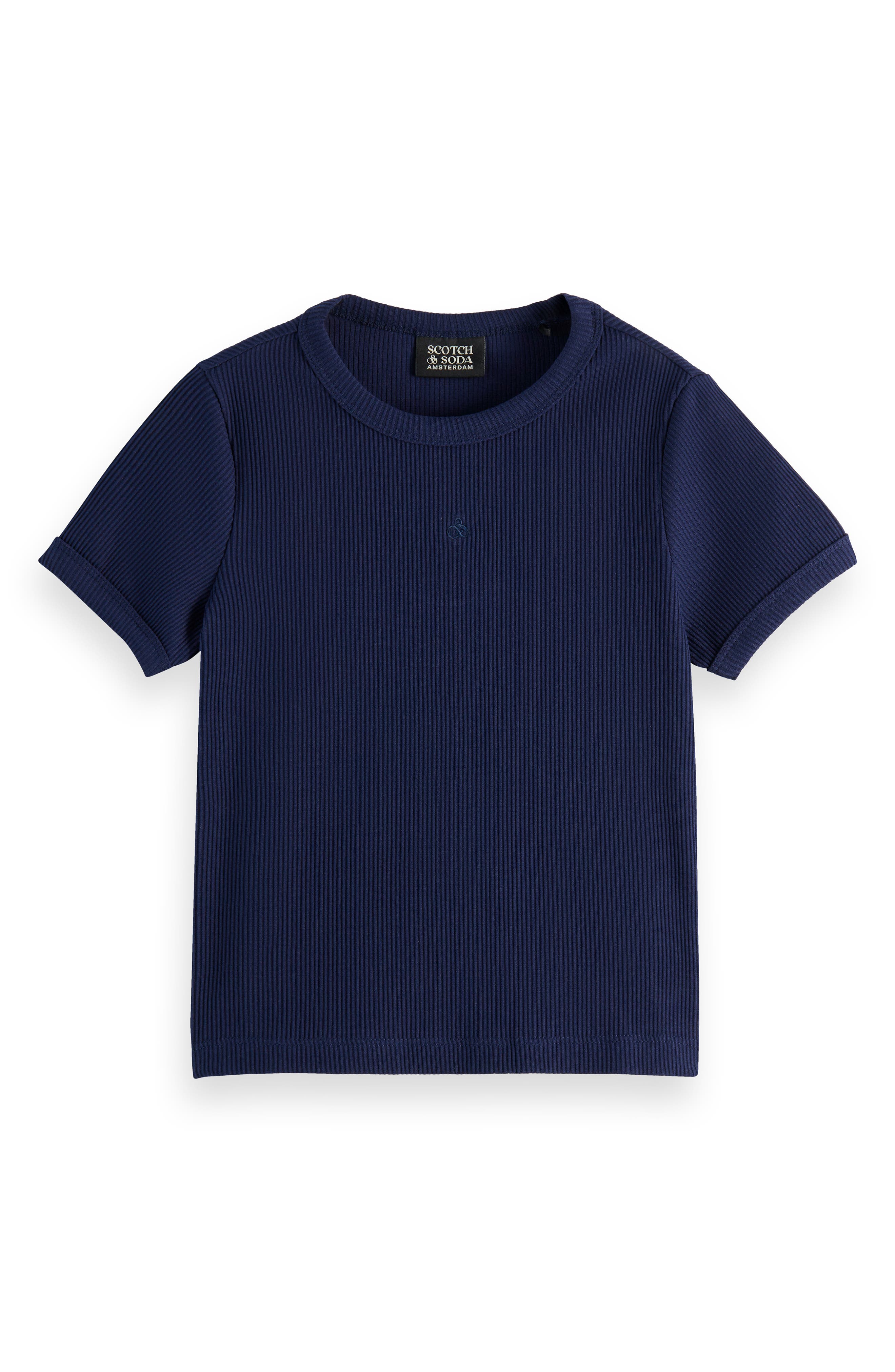 Scotch & Soda Kids' Cotton Rib T-Shirt