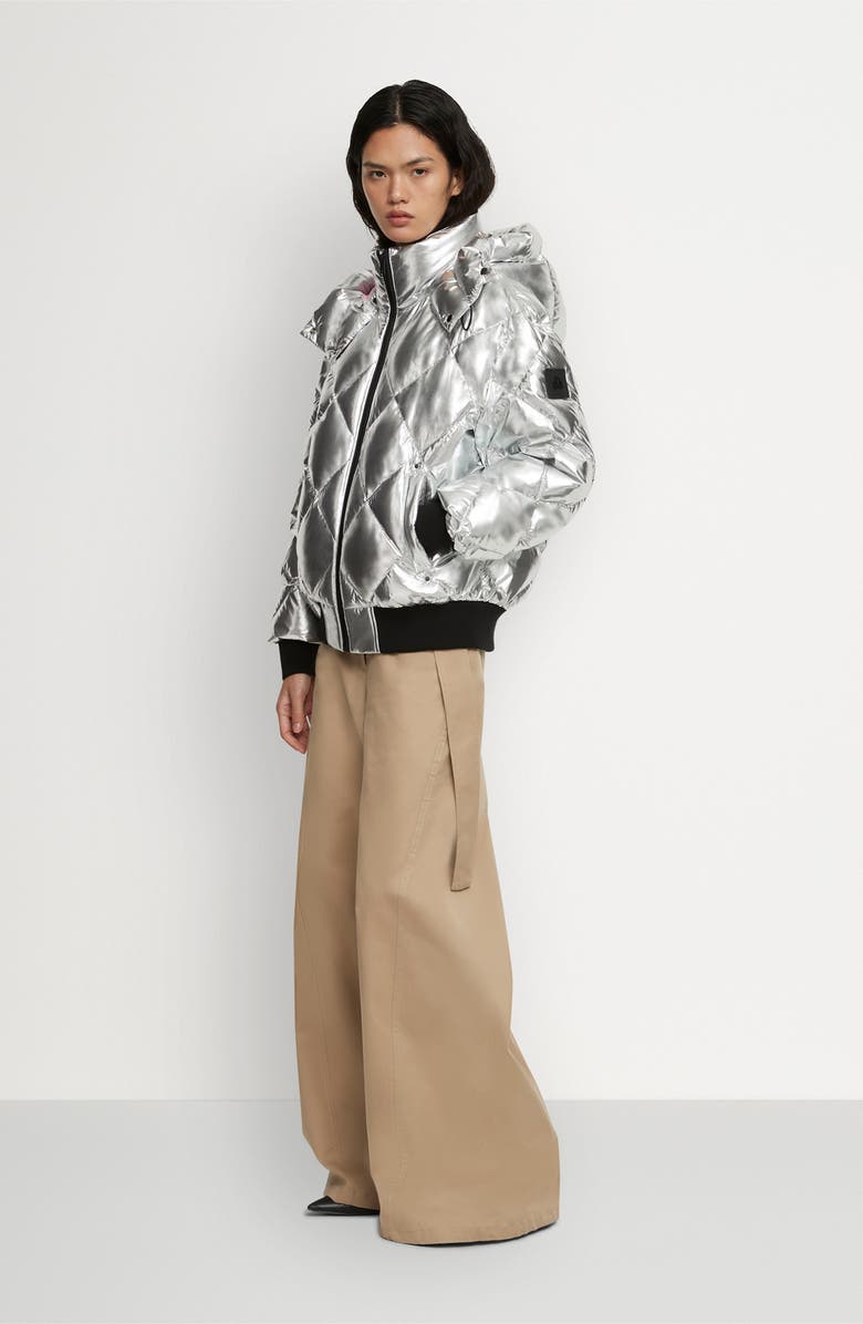 Moose Knuckles Bankhead Metallic Water Repellent 800 Fill Power Down Puffer Jacket, Alternate, color, 