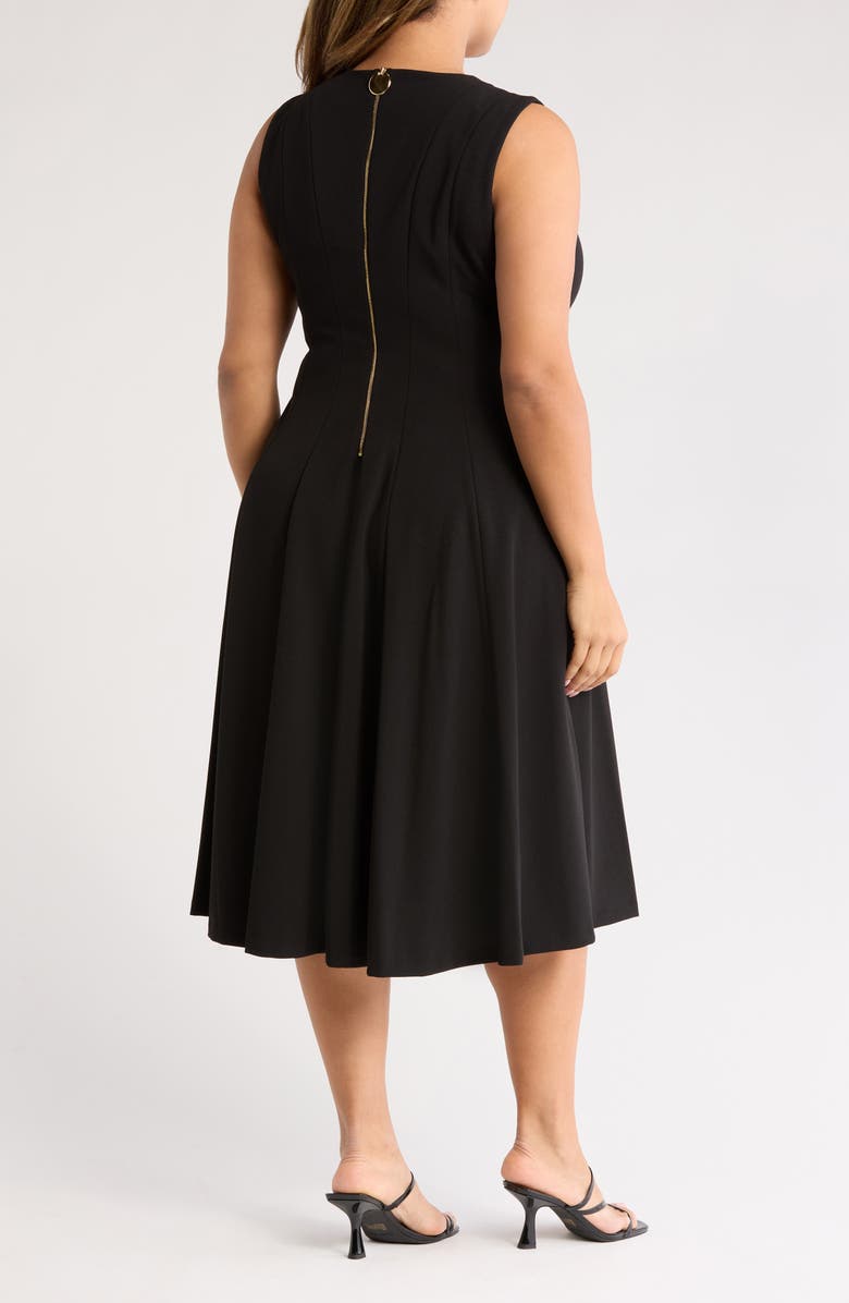 Calvin Klein Sleeveless A-Line Midi Dress, Alternate, color,