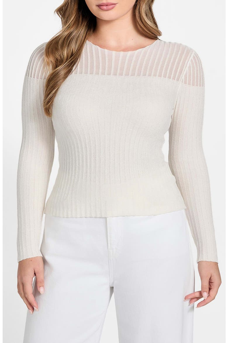 Rowena Rib Chenille Sweater, Main, color, NATURAL