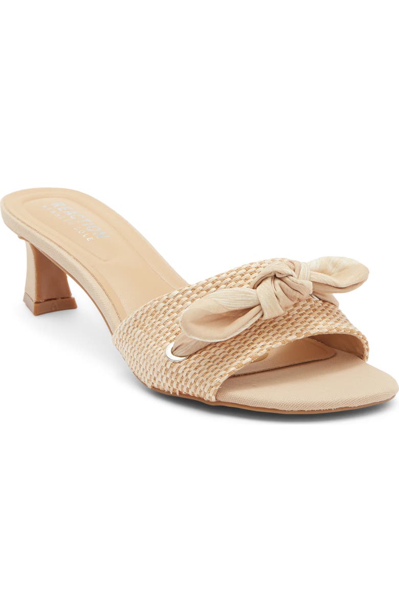 Reaction Kenneth Cole Bahama Tie Heel Sandal, Main, color, Natural/ Natural