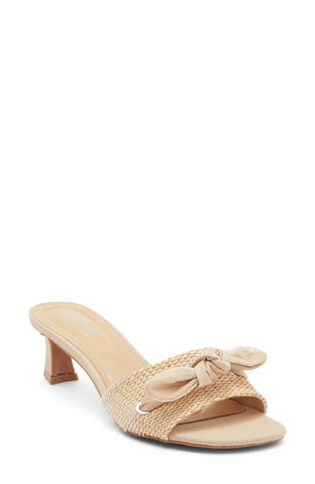 Reaction Kenneth Cole Bahama Tie Heel Sandal in Natural/Natural at Nordstrom Rack, Size 11