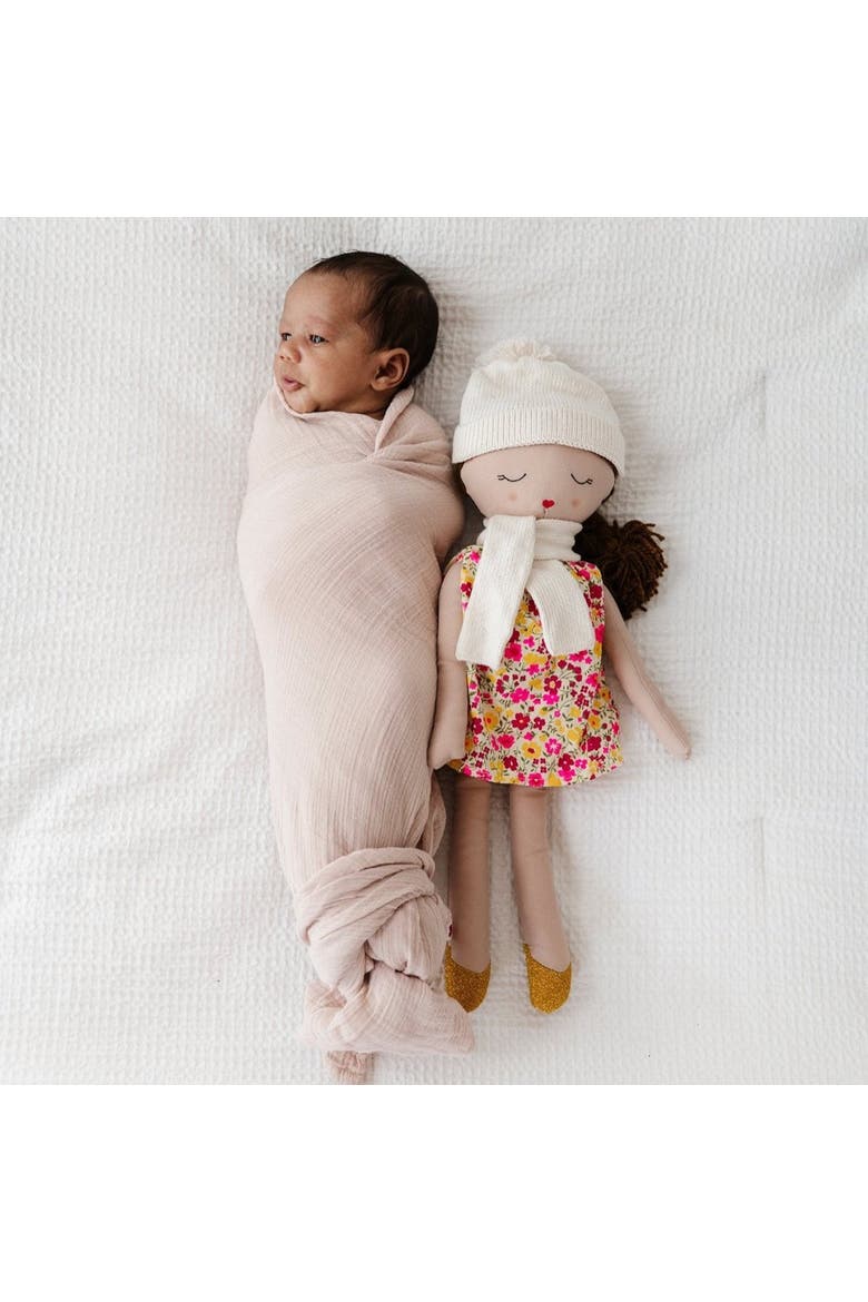 Cotton Muslin Swaddle Blanket 3 Pack, Alternate, color, Mauve Bluebell