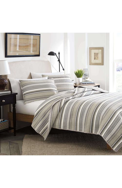 Stone Cottage Fresno Quilt & Sham Set In Gray