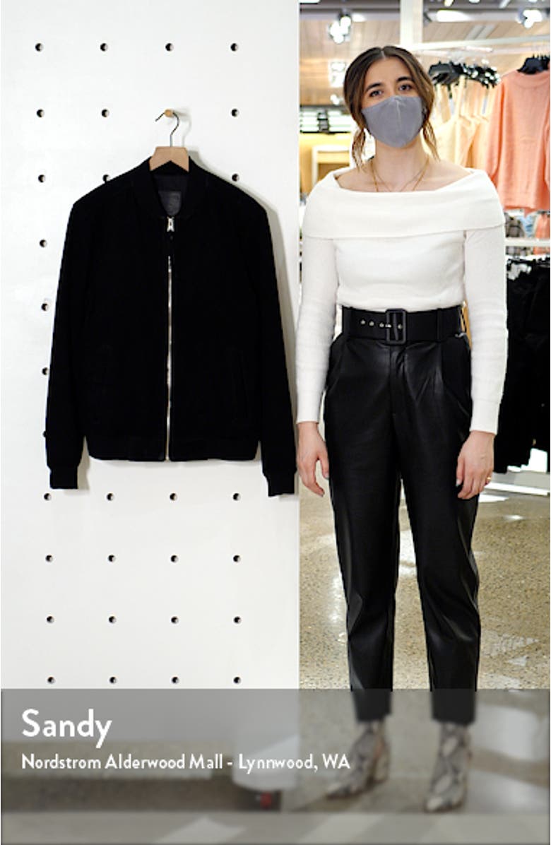 Ronan Suede Bomber Jacket, sales video thumbnail