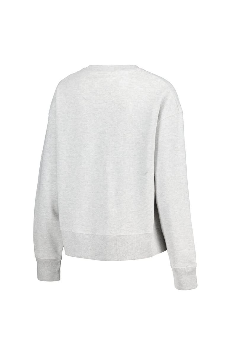 LEAGUE COLLEGIATE WEAR Women's League Collegiate Wear Ash Oregon Ducks Boxy Pullover Sweatshirt, Alternate, color, Ash