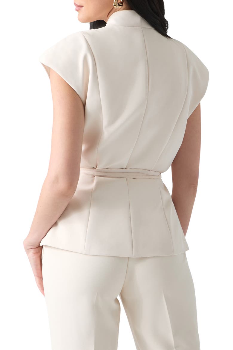 Jasmine Belted Vest, Alternate, color, IVORY