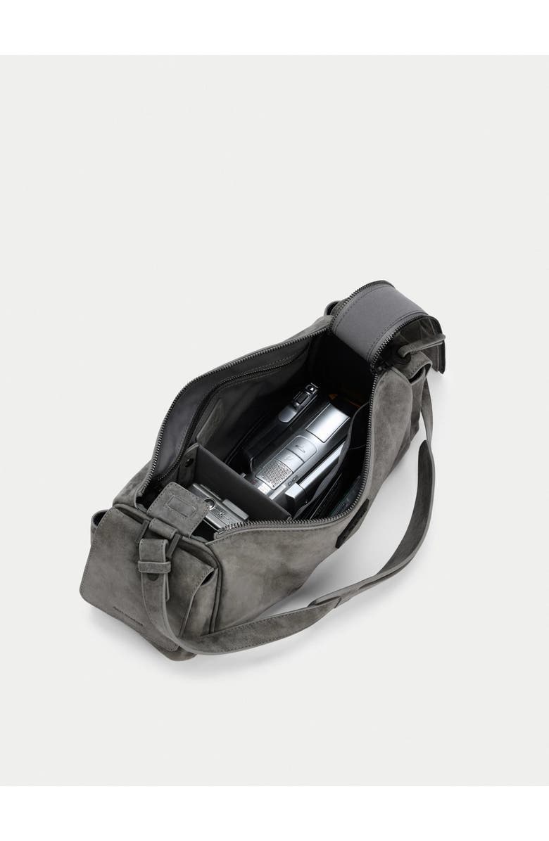 Aest Studios Capture Medium Sling Bag, Alternate, color, Stone Gray Suede