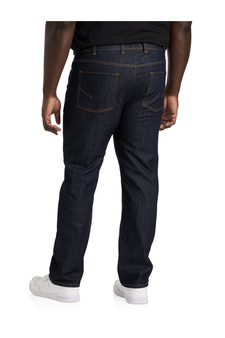 Big & Tall Athletic-Fit Stretch Jeans, Alternate, color, ICONIC RINSE