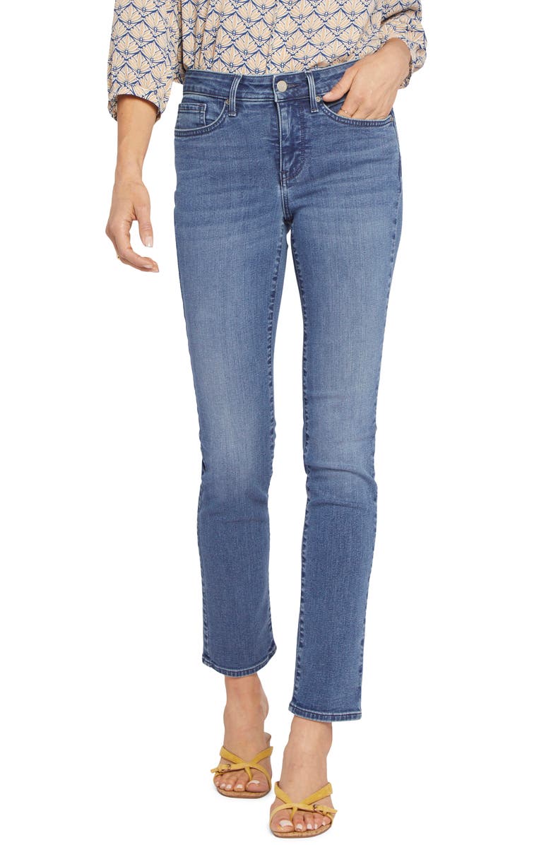 NYDJ Sheri Slim Straight Leg Jeans, Main, color, 