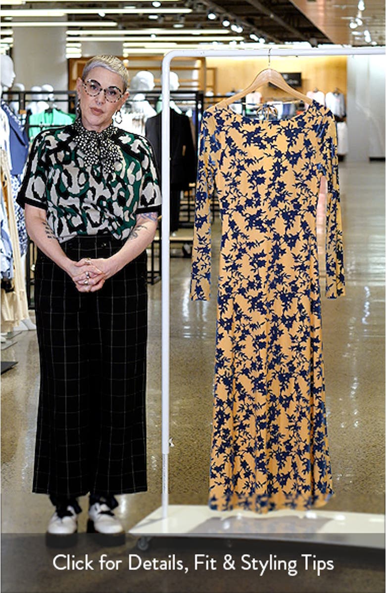 Burnout Long Sleeve Maxi Dress, sales video thumbnail