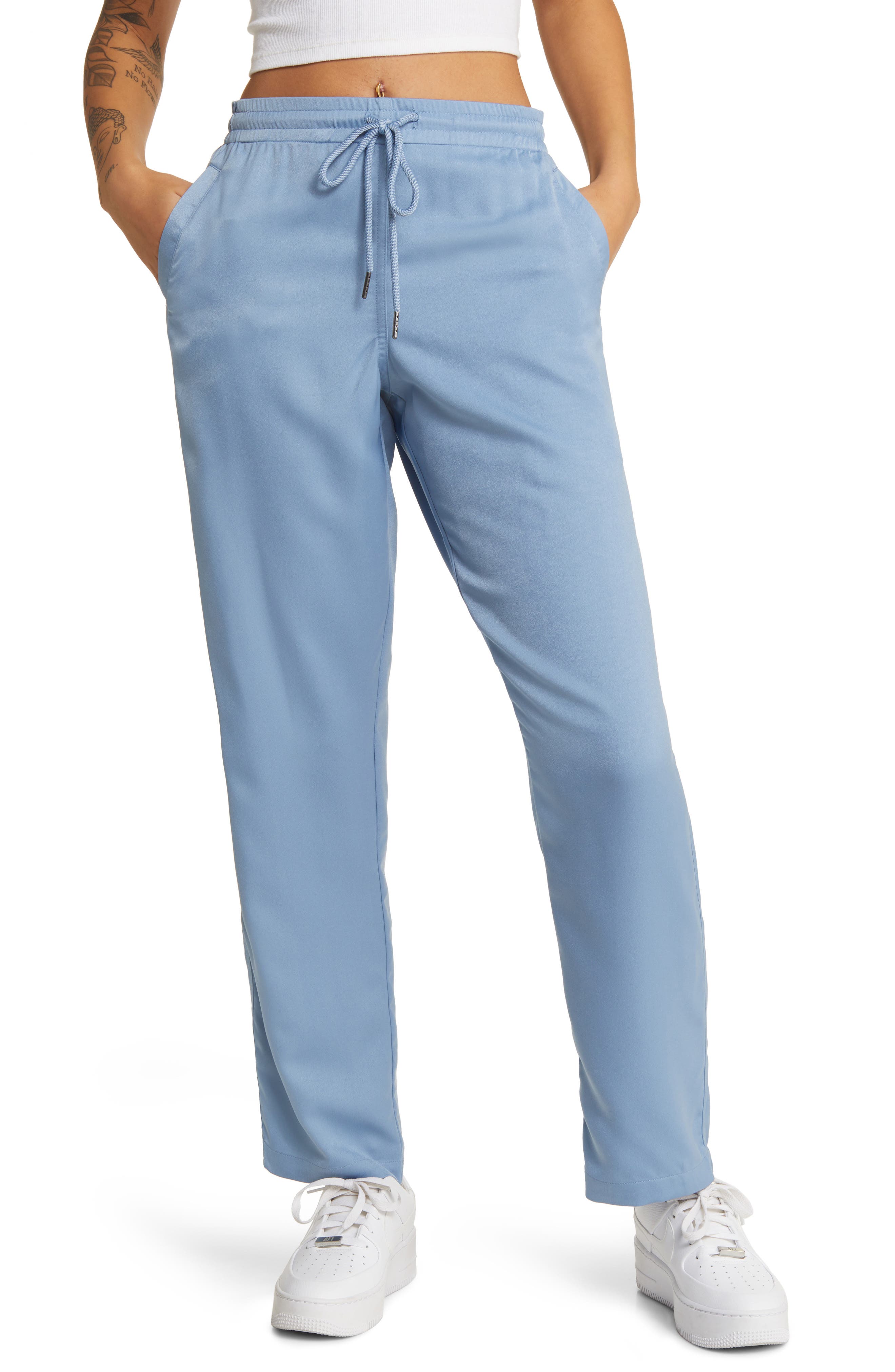 Samii Ryan x Disney Mickey Mouse Stretch Satin Pants | Nordstromrack