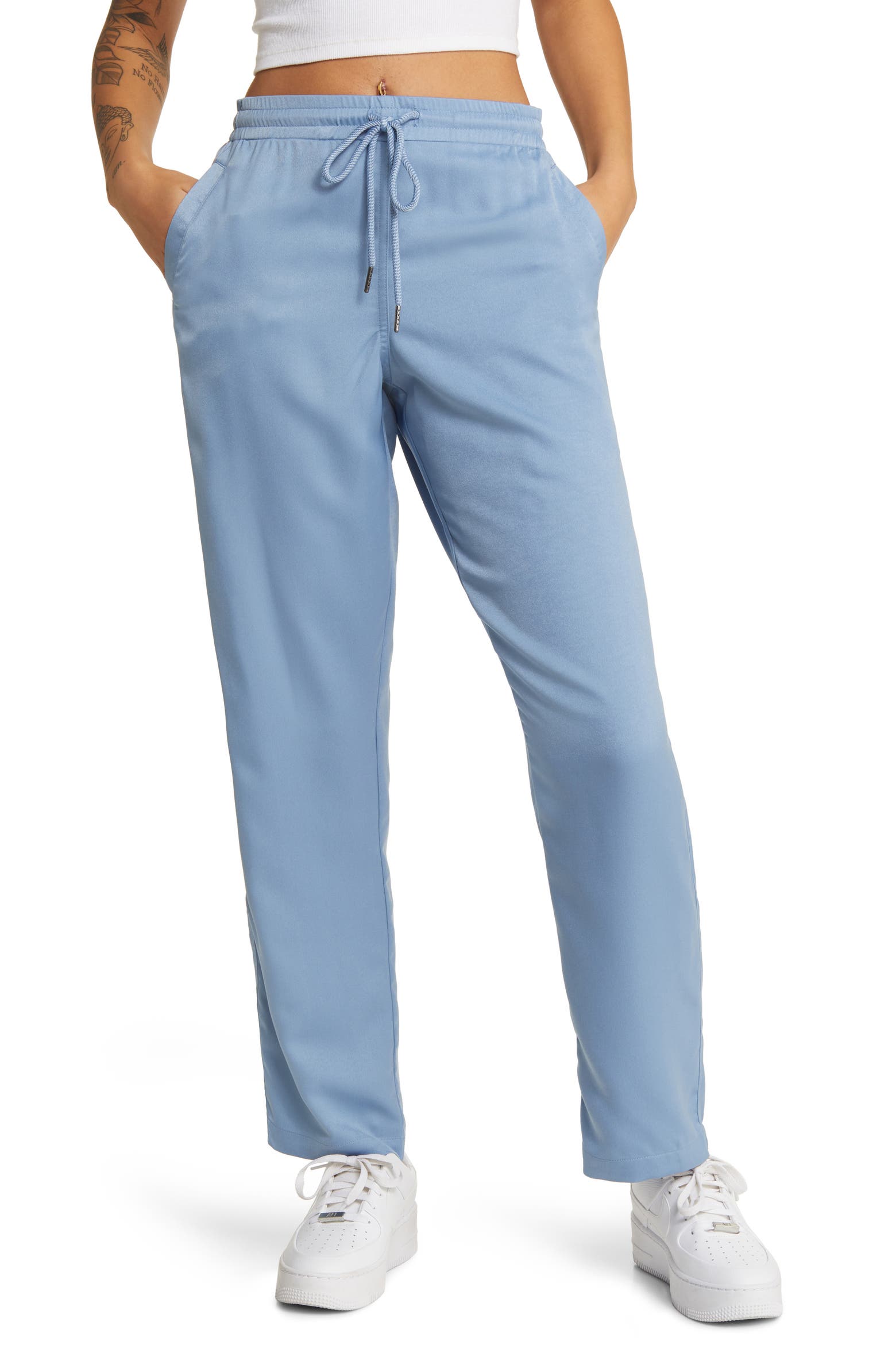 Samii Rinn Samii Ryan x Disney Mickey Mouse Stretch Satin Pants | Nordstromrack