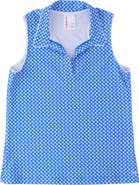 RuffleButts UPF50+ Sleeveless Polo Active Top