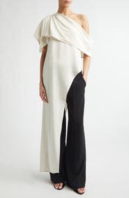 Proenza Schouler Haya Asymmetric One-Shoulder Cady Top