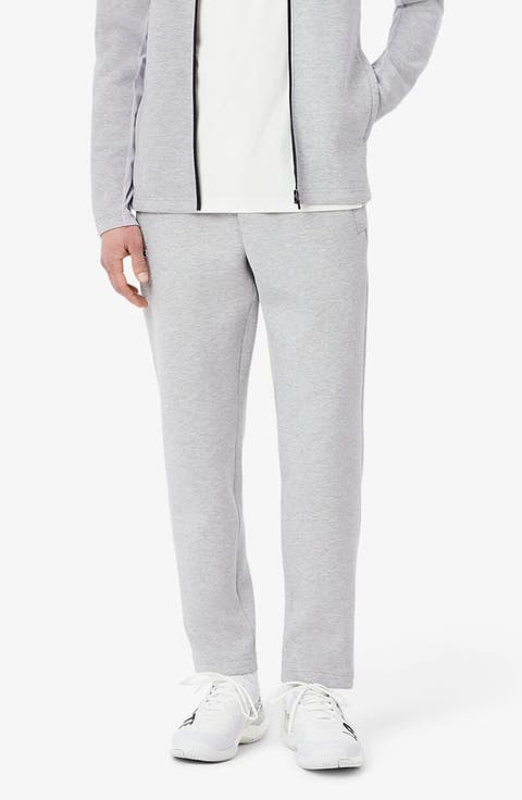 Mesh Panel Tapered Track Pants